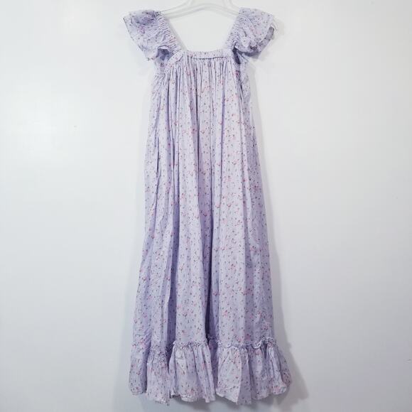 Mable Ditsy Floral Ruffle Tiered Maxi Dress Fit and Flare side Pockets - Picture 11 of 14